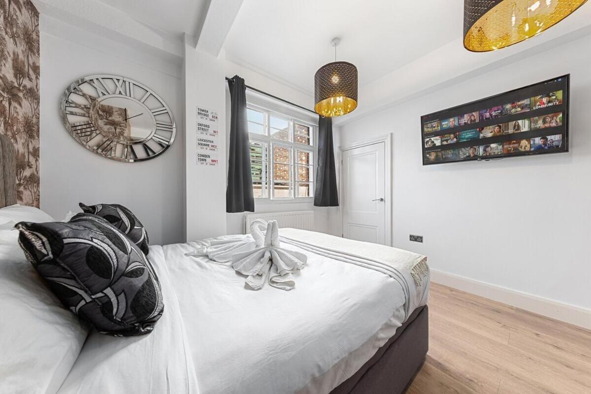 Central London Luxury, Relaxing Apartment! 2 Mins From Paddington Station! 部屋 写真