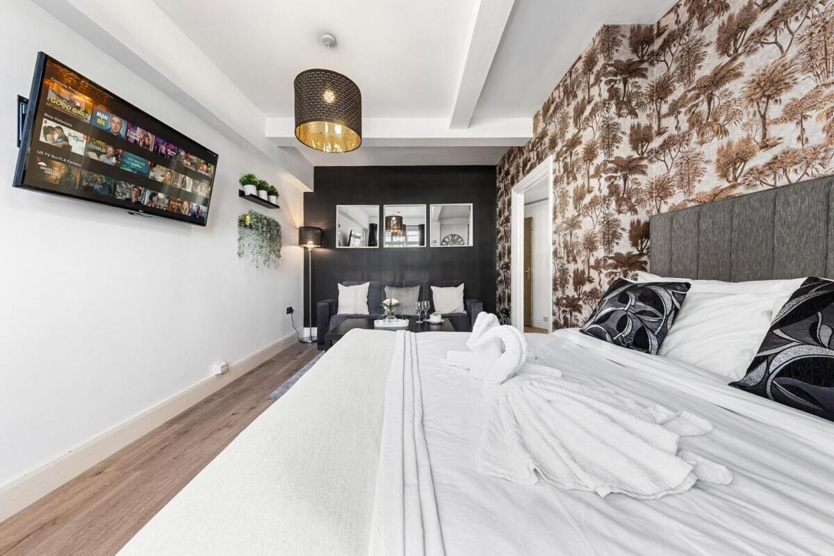 Central London Luxury, Relaxing Apartment! 2 Mins From Paddington Station! 部屋 写真